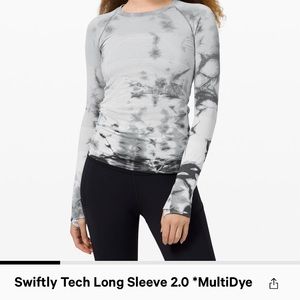 Lululemon Swiftly Tech Long Sleeve Tie Dye